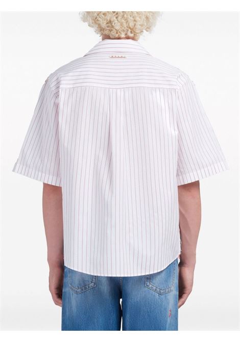 camicia a fiori uomo multicolor in cotone MARNI | CUMU0287QY UTC325REW01